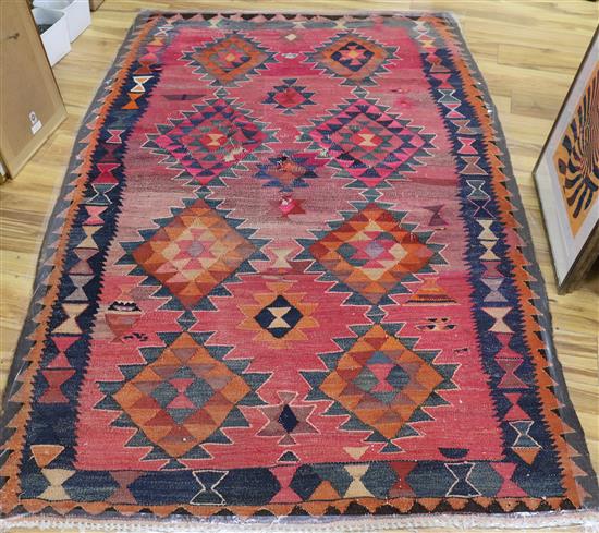 A Kelim rug 202 x 140cm